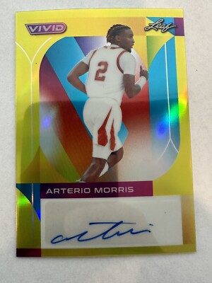 2022-23 Leaf Vivid ARTERIO MORRIS Auto Autograph /50