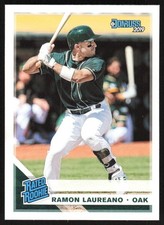 2019 Donruss Baseball Rated Rookie Ramon Laureano RC #47 Oakland Athletics