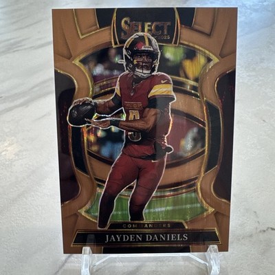 Jayden Daniels 2025 Panini Select #88 Concourse Copper Prizm Shock /899