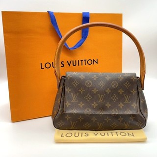 Auth Louis Vuitton Monogram Mini Looping M51147 Shoulder Bag W/Bag NS060314