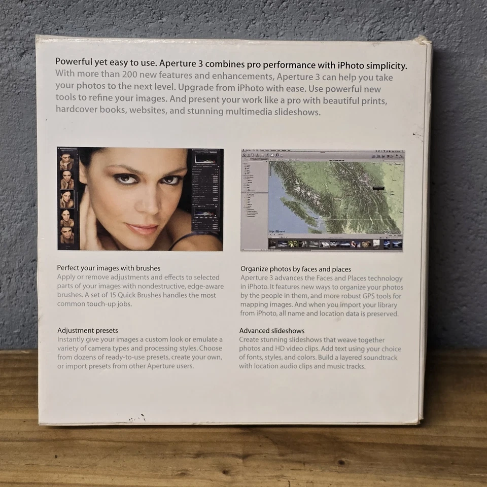 Apple Aperture 3 - Upgrade -  MB959Z/A - V3.1 - Software Iphoto - Image 2 of 4