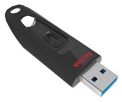 Usb stick 3.0 sandisk cruzer ultra 128gb