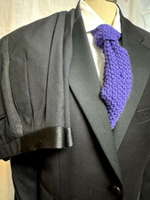 SAMULESOHN Mens TUXEDO 42 SHORT 1 Button ITALIAN WOOL Made I Canada 