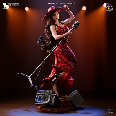 Pauline (Super Mario Odyssey) Fanart 3D Resin Printed Fan Art Figur 1:8