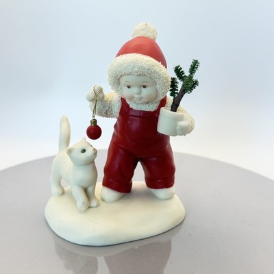 Department 56 Snowbabies Here, Kitty Kitty Babies on the Farm 2003 5'' Retired