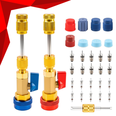 #ad 31Pcs R134A A C Car Air Conditioning Valve Core Remover Tool High Low Pressure.. $33.90