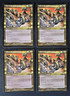 PLAYSET MAGIC MTG Armadillo Cloak 4x Invasion ITA