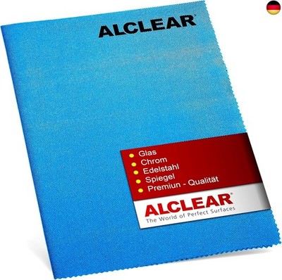 ALCLEAR 820051UM Ultra-Microfasertuch Glaspolish 70x50 cm ? Glastuch blau ?