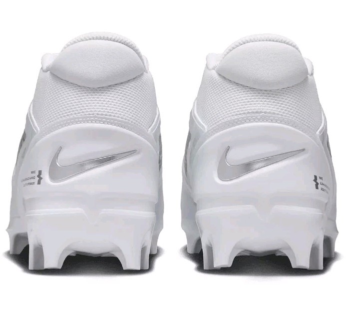 Size 15 Nike Alpha Menace 4 Pro White Metallic Silver Football Cleats FD7037-101 thumbnail 4