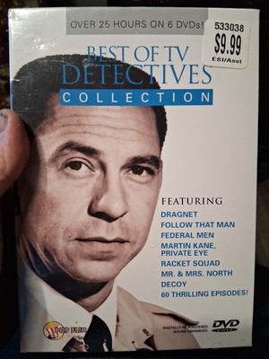 BEST OF TV DETECTIVES COLLECTION 6 Discs FEDERAL MEN/RACKET SQUAD/DECOY DVD NEW