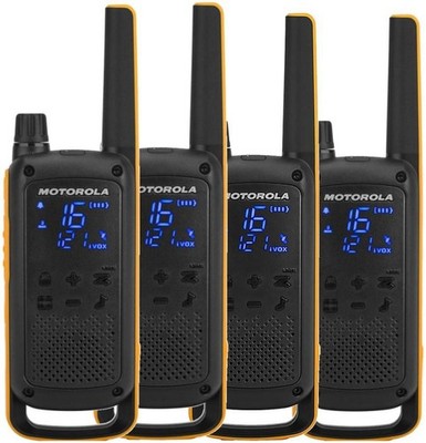 Motorola W128828253 B8P00811YDEMAQ Talkabout T82 Extreme Quad  Pack Two-Way ~E~