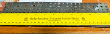 1 ORIG STEEL 20-30'S 12 X 3 1/2" duplex base plate A.C. GILBERT ERECTOR SET