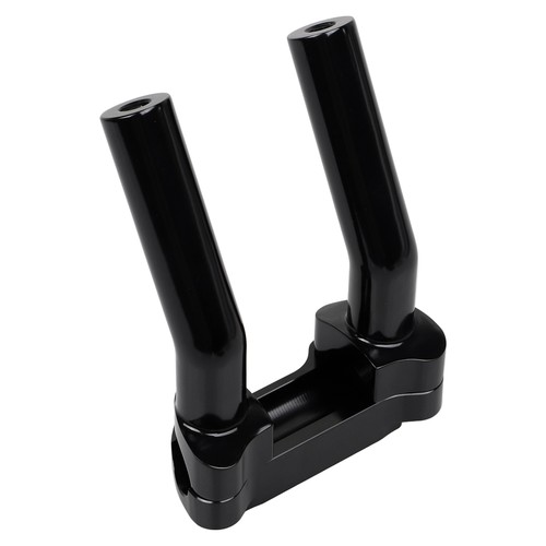 6.5" Black CNC Handlebar Riser Top Clamp For Harley Softail Dyna Fat Street Bob - Picture 13 of 18