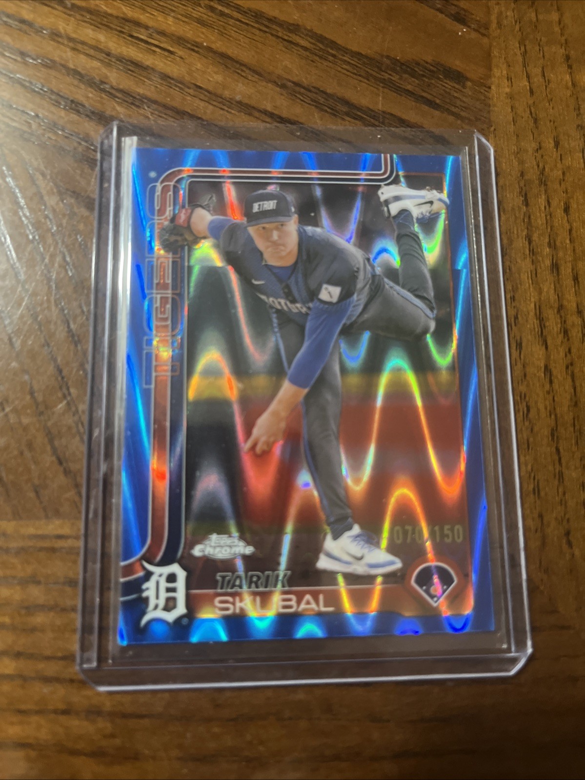 2025 Topps Chrome - Tarik Skubal Blue Logofractor /150