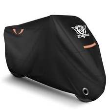 Motorcycle Cover Waterproof Outdoor All Season Protection Motorcycle 91" Black