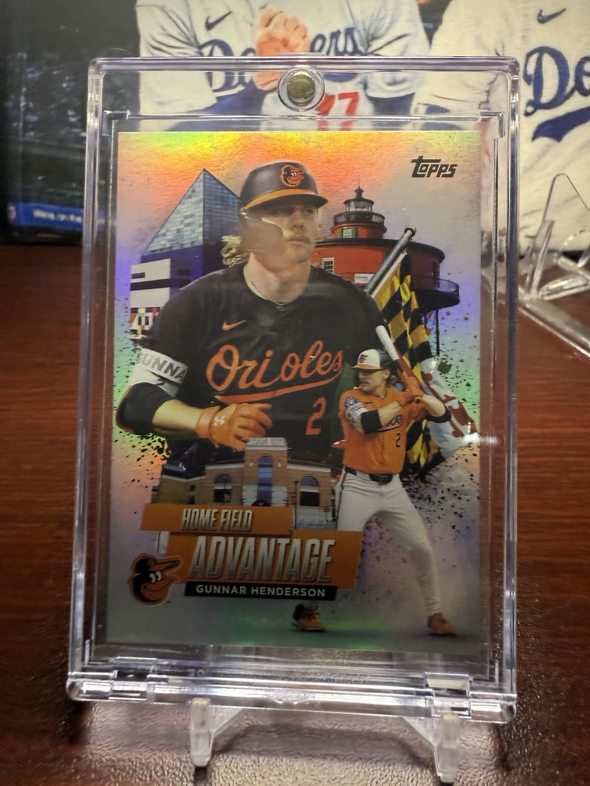 2025 Topps Series 1 Gunnar Henderson Home Field Advantage Baltimore Orioles SP