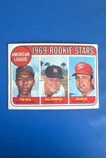 1969 Topps - High # Tom Hall, Bill Burbach, Jim Miles #658 (RC)