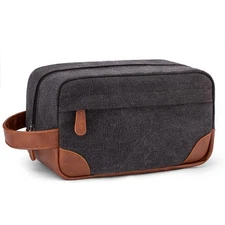 	Vorspack Toiletry Bag Hanging Dopp Kit for Men Water Resistant Canvas Shaving	