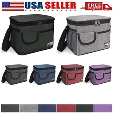 USA Hot Insulated Lunch Bag Lunch Box School Work Lunch Box for Men Women Kids