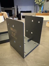 Heavy Duty Stainless Steel U Shape Post Base Anchor 6x6 (actual 5.5”x5.5”)