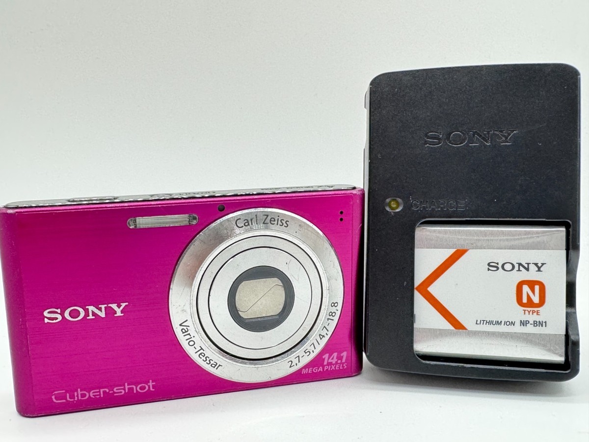 SONY Cyber-shot DSC-W320 Pink Compact Digital Camera USED TESTED