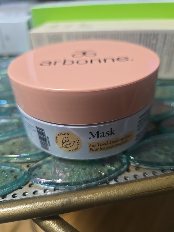 Arbonne Awakening Gold Colored Eye Masks With Caffeine 60 Gel NEW