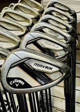 CALLAWAY MAVRIK MAX IRONS GOLF CLUBS SENIOR FLEX GAME IMPROVEMENT IRONS 24 HOUR