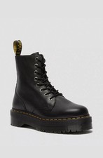 Doc Martens Jadon III Pisa Soft Leather Platform Boot Black Dr AirWair Iconic