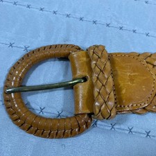 Polo Ralph Lauren Braided Leather Belt Tan 26  65 Made in England 2  Wide