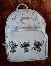 Disney Lilo  Stitch Scrump Faux Leather Backpack 13.5  x10   Primark -NEW
