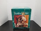 GRANDEUR NOEL SANTA WORKSHOP MUSICAL SNOW GLOBE ROTATING CHRISTMAS LARGE TESTED!
