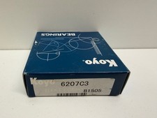 NEW IN BOX KOYO RADIAL DEEP GROOVE BALL BEARING 6207C3