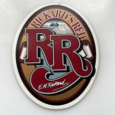 Vintage Rickard’s Red E.H. Rickard Mountain Logo Beer Coaster Canada