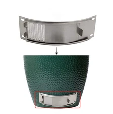 Draft Door Screen Kit for Large/Medium Big Green Egg - Upgrade Punched Mesh