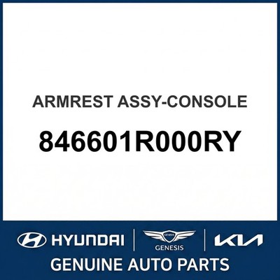 2011-2014 Hyundai Accent Armlehne Montage-Konsole OEM Neu 846601R000RY