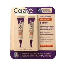CeraVe Skin Renewing Vitamin C Serum, Vitamin B5 for Visibly Brighter Skin, 30mL