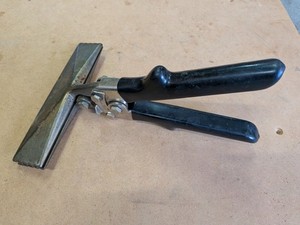 Malco S6 Sheet Metal Tool 6" Jaws HVAC Ducting Crimper Seamer Works Good USA