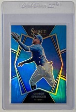 George Springer 2022 Panini Select #164 Light Blue Prizm /149