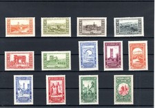 TIMBRE ALGERIE FRANCE COLONIE 1930 N°87/99 NEUF* MH