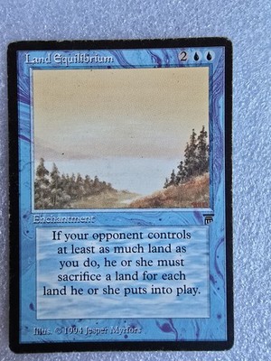 MTG Land Equilibrium Legends Rare Enchantment Old School Magic the Gathering