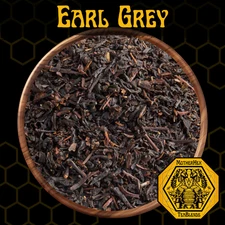 Organic Earl Grey Loose Leaf Tea – 8 oz Darjeeling & Assam Black Tea Blend