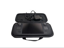 Valve Steam Deck Handheld Console Black Wi-Fi USB-C Headphone Jack Charger Case