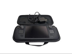 Valve Steam Deck Handheld Console Black Wi-Fi USB-C Headphone Jack Charger Case