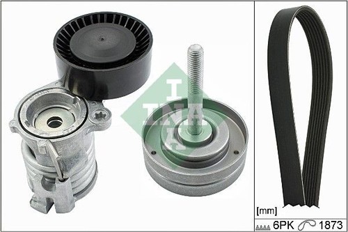 INA V-Ribbed Belt Set for SEAT SKODA VW AMEO CORDOBA FABIA FOX IBIZA POLO RAPID