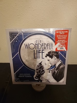 TIOMKIN, Dimitri - It's A Wonderful Life (Soundtrack) - BURGUNDY VINYL LP NEW