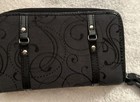 Thirty- One Organizing Wallet Black Hampton Swirl — photo 2