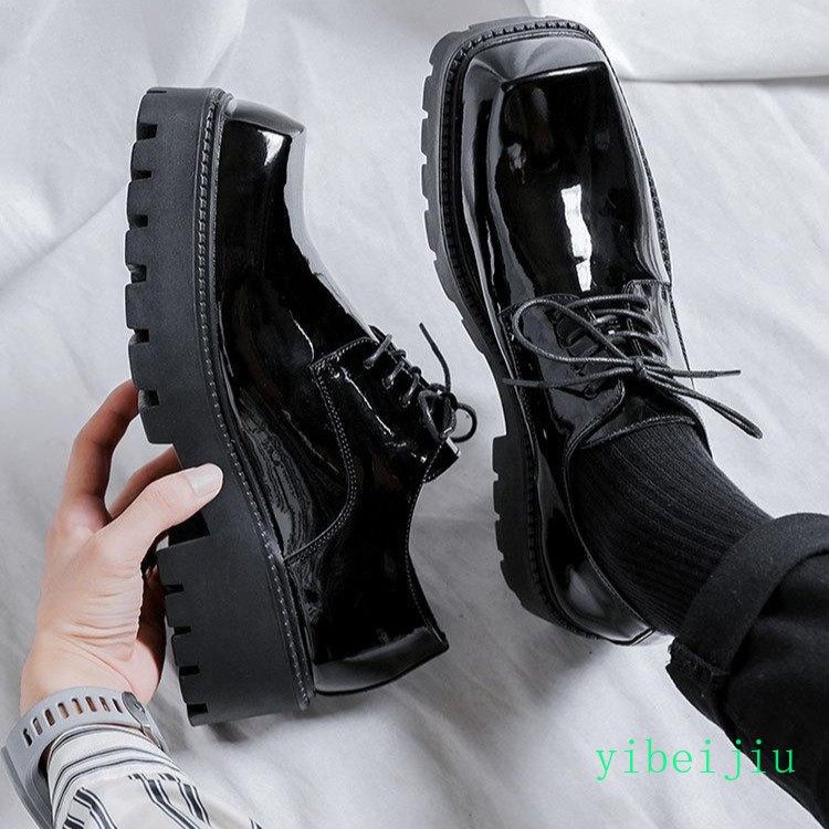 靴 PPFM Square Toe Leather Shoes SFE2643 Men's Crossover Work MaxTRAX® Steel Toe Dress Shoe