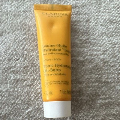 Clarins Lip Comfort Oil Balm, Mini, Clear Honey, Hydrating Lip Balm 0.2 oz