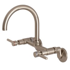 Kingston Brass KS814 Concord 1.8 GPM Widespread Bridge Kitchen - Nickel