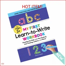 My First Learn-to-Write Workbook: Practice for Kids with Pen Control, Line Traci